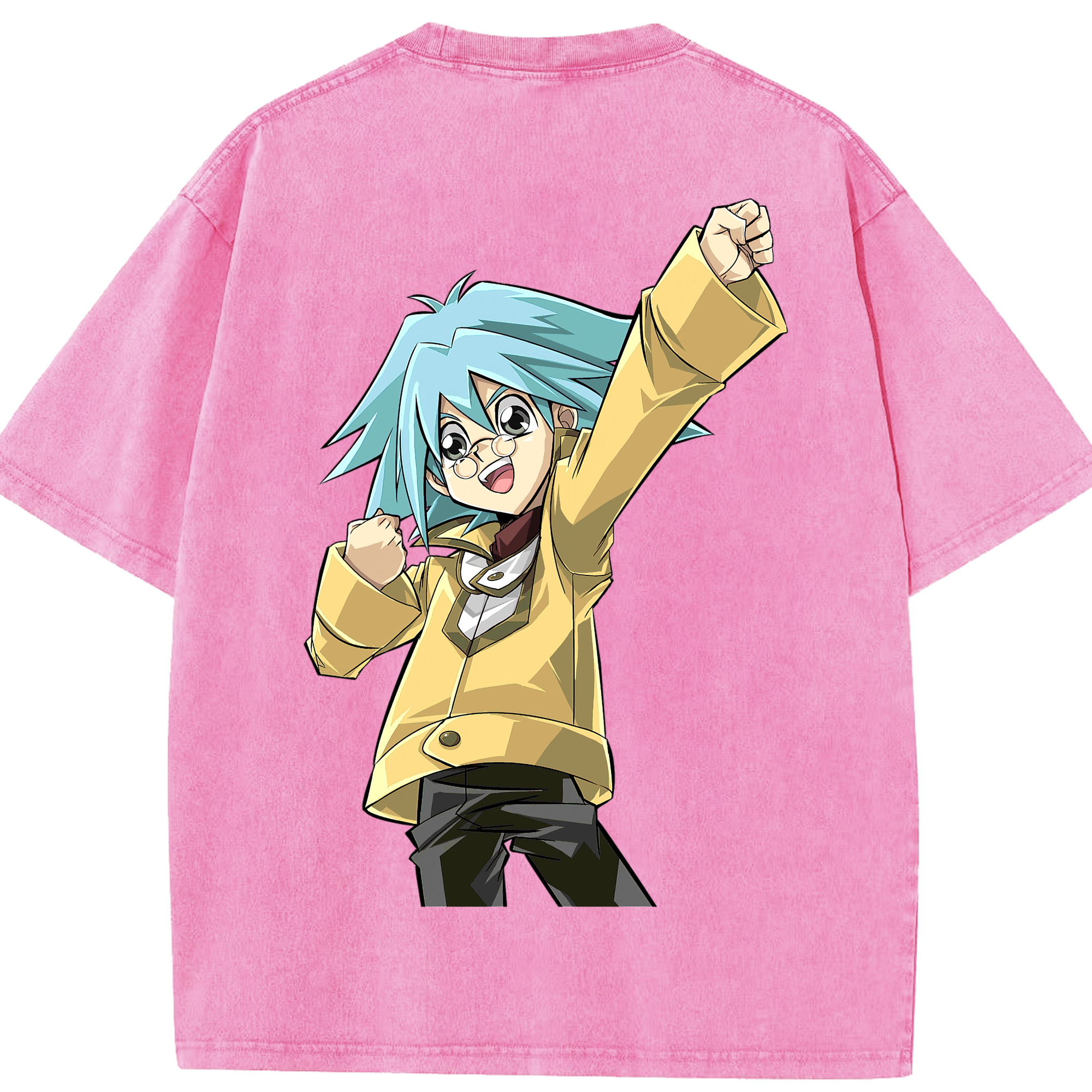 （画像用） 遊☆戯☆王 Yu-Gi-Oh! 綿100% ヴィンテージ風 半袖Tシャツ（背面プリント）